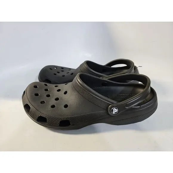 CROCS CLASSIC UNISEX CLOGS SLIP ONS BLACK MEN SIZE 14 NEW W DEFECTS BOX 10